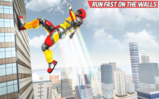 Bodyguard Robot Rope hero – Robot Crime Simulator screenshot 1