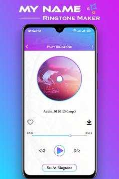 My Name Ringtone Maker : Name Song Editor screenshot 5
