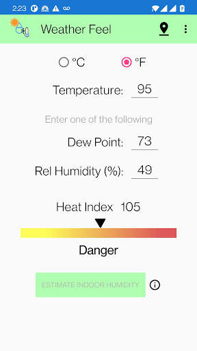 Weather Feel screenshot 1