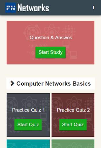 Pocket Notes Computer Networks - Quizzes Questions скриншот 1
