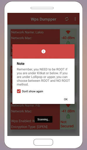 WiFi WPS Dumpper Pro screenshot 1