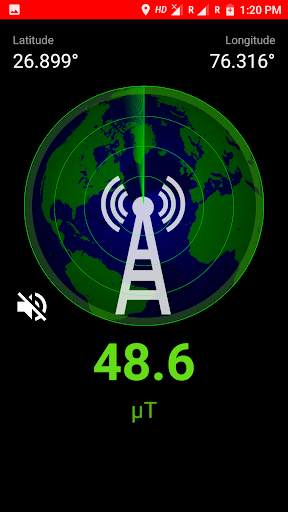 Cellular Radiation detector with lat-long screenshot 2