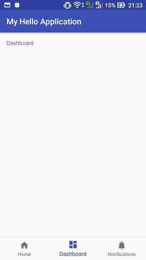 Simple Hello App screenshot 1