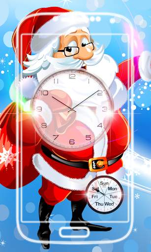 Christmas Clock Live Wallpaper screenshot 5