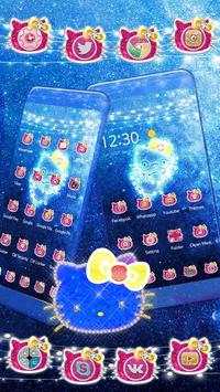 New Diamond Hello Kitty Bowknot Theme screenshot 3