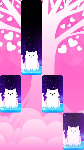 Dream Cat Piano Tiles:Free Rhythm Music Games screenshot 4