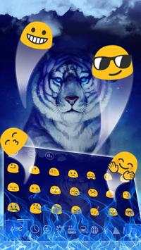 Fire Tiger Keyboard Theme screenshot 3