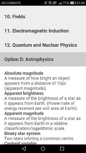 IB Physics Definitions screenshot 5