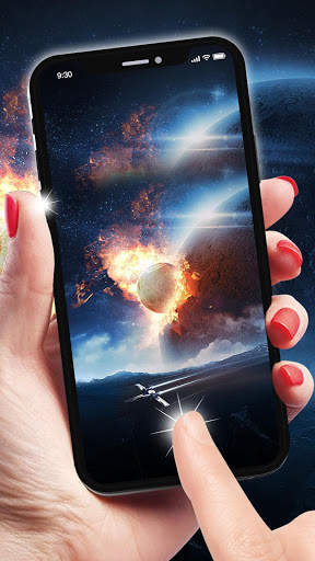 Galaxy Space Live Wallpaper screenshot 2