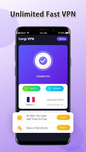 Corgi VPN screenshot 1
