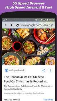 5G Web Browser: Light & Fast - Speed Up Internet screenshot 5