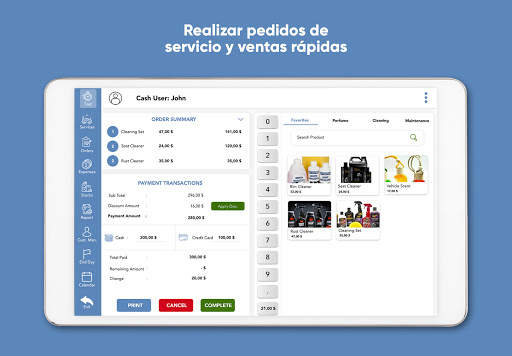 AyPOS : POS para empresas de cuidado del automóvil screenshot 2