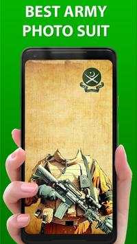Best Pakistan Army Dress Photo Maker : Army Suit screenshot 1