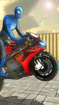 Spider Hero Racing : Bike Edition screenshot 7