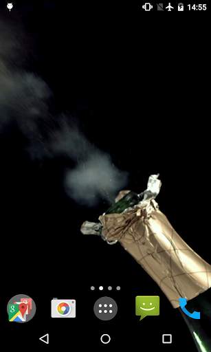 Champagne Video Live Wallpaper screenshot 2