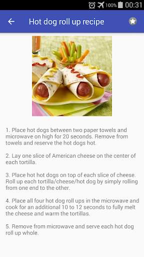Hot Dogs and Corn Dogs recipes for free app screenshot 2
