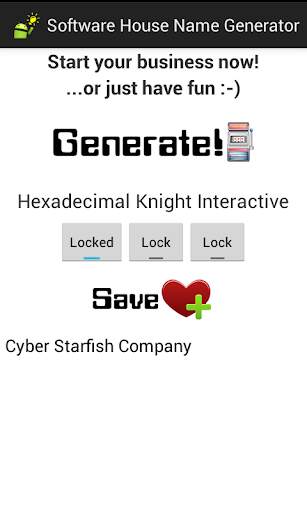 Software House Name Generator screenshot 2