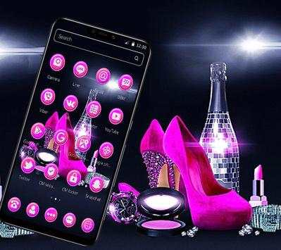 Pink Beauty Luxury Makeup Theme screenshot 3