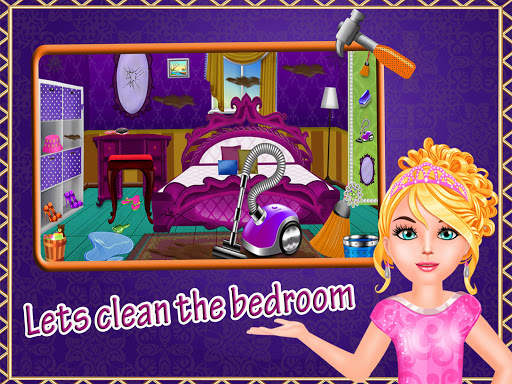 Princess House Cleaning Games screenshot 1