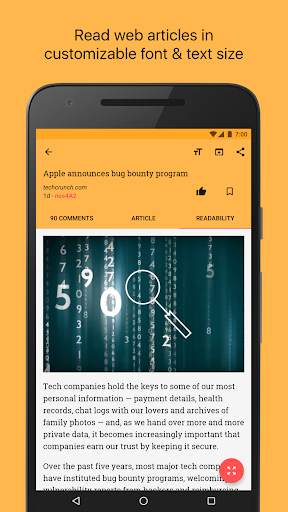 Materialistic - Hacker News screenshot 3