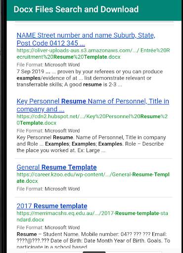Docx Files - Search & Download Word Documents screenshot 3