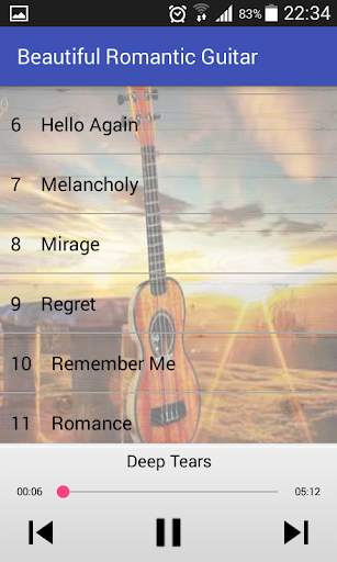 Romantic Guitar screenshot 2