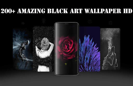 Black Art Wallpaper HD screenshot 3