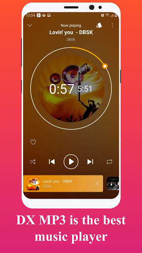 DX MP3 - MP3 Player, Music Player screenshot 1