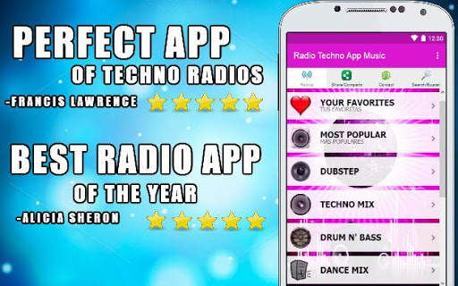Techno Radio Stations 1 تصوير الشاشة