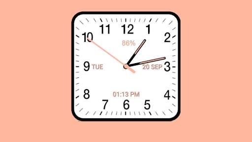 Analog Clock Square screenshot 6