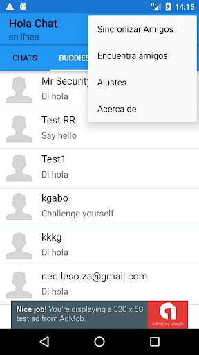 Hola chat screenshot 2
