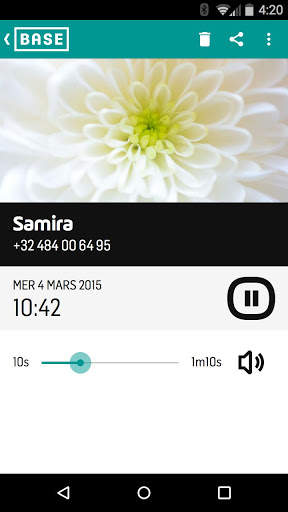 BASE Visual Voicemail screenshot 3