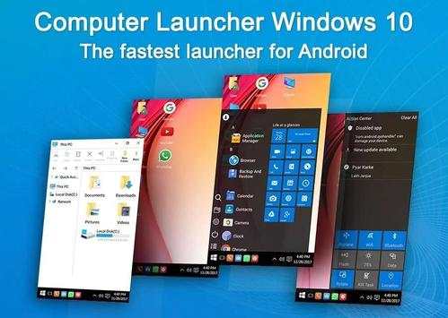 Computer Launcher new 2019 screenshot 1