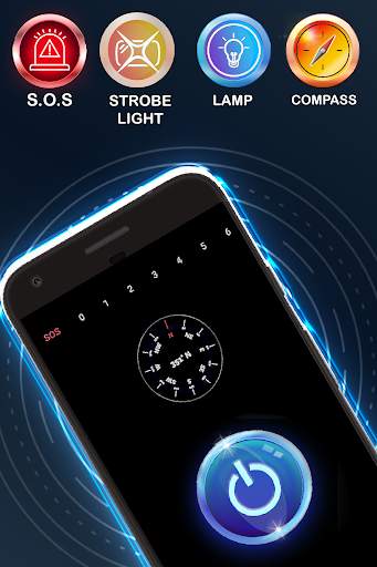 Extreme flashlight compass screenshot 1
