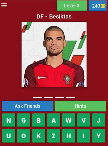 World Cup 2018 : Portugal Player Quiz screenshot 2