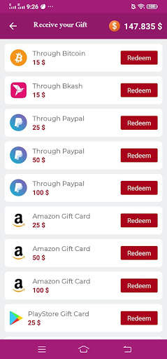 1Click Up Rewards and Free Gift Cards screenshot 1