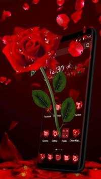 Elegant 3D Red Rose Launcher Theme screenshot 5