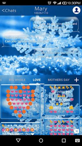 Sparkling Ice Emoji Keyboard स्क्रीनशॉट 4