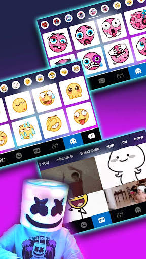 Cool Purple DJ Keyboard Background screenshot 4
