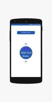Hide|Remove|Fake Chat name for imo with 1 click screenshot 1