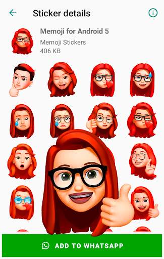 Stickers Memoji for Android WhatsApp WAStickerApps screenshot 5