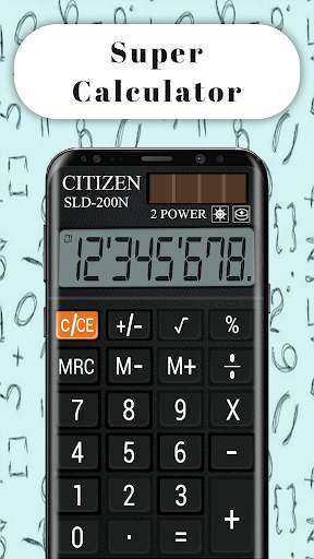 Citizen Pocket Calculator скриншот 1