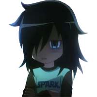 Tomoko stickers for Whatsapp