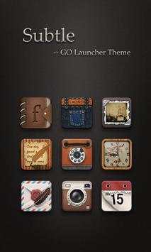 Subtle GO Launcher Theme screenshot 1