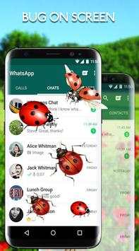 Ladybug On Screen Funny Joke - Bugs in Phone Pro screenshot 3