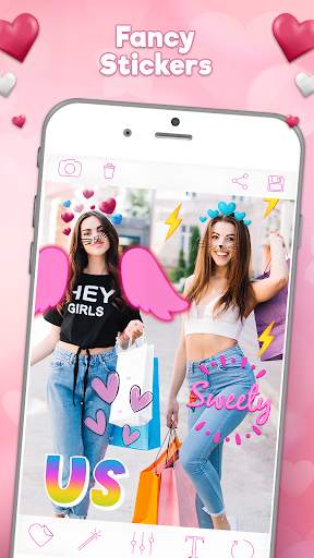 Heart: girls photo editor screenshot 4