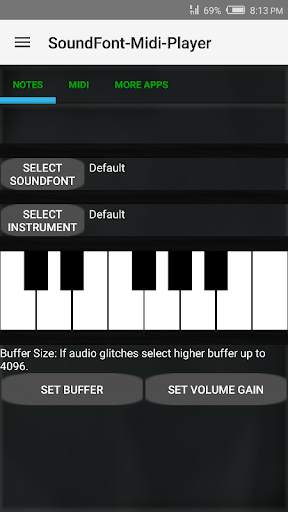SoundFont-MidiPlayer-Piano screenshot 1