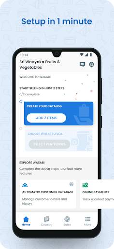 Wasabi: Sell on Whatsapp, Instagram. Grow business screenshot 2