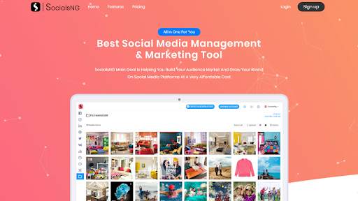 SocialsNG: All In One Social Media Management App screenshot 1