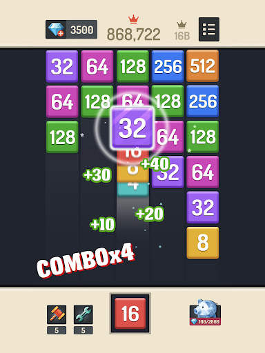 Merge Block - 2048 Puzzle screenshot 8